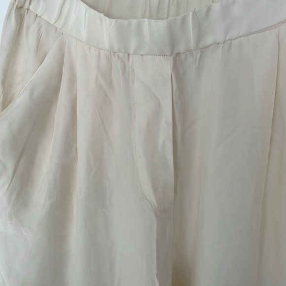 3.1 Phillip Lim Cream Draped Pocket Elasticized Waist Trousers - Picture 6 of 9